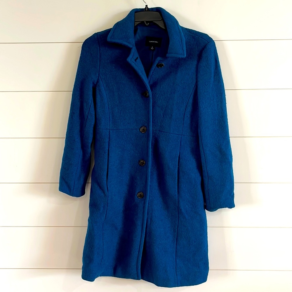 51% Wool Jacket. Lightly used Woman’s long coat.